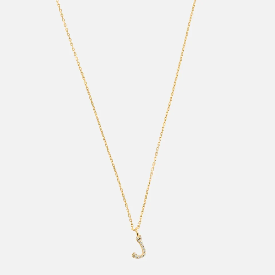 Jewellery|Dr. Martens Astrid & Miyu Initial Pavé 18K Gold-Plated Necklace