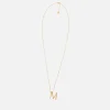 Jewellery|Dr. Martens Astrid & Miyu Initial Pavé 18K Gold-Plated Necklace