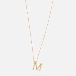 Jewellery|Dr. Martens Astrid & Miyu Initial Pavé 18K Gold-Plated Necklace