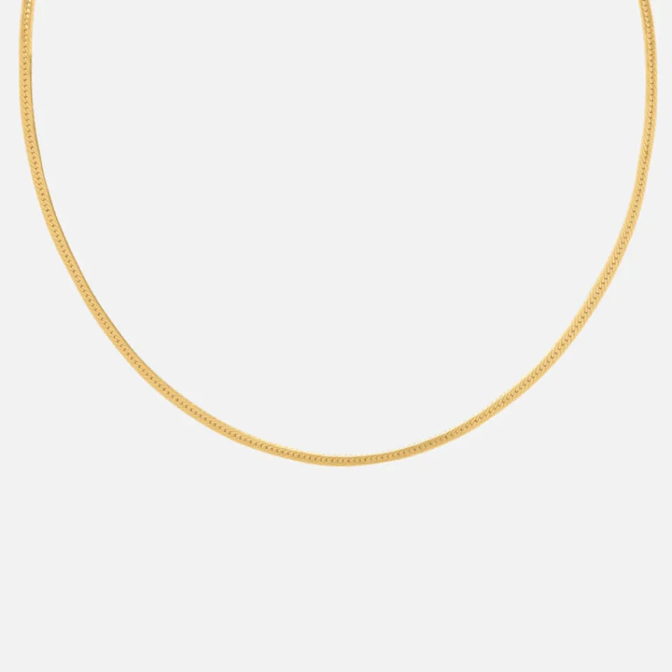 Jewellery|Astrid & Miyu Snake Chain Gold-Plated Necklace