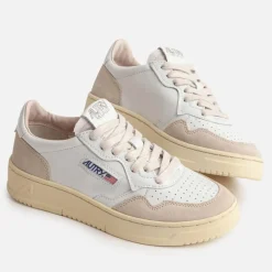 Trainers|Autry Women's Medalist Leather and Suede Trainers - UK 3