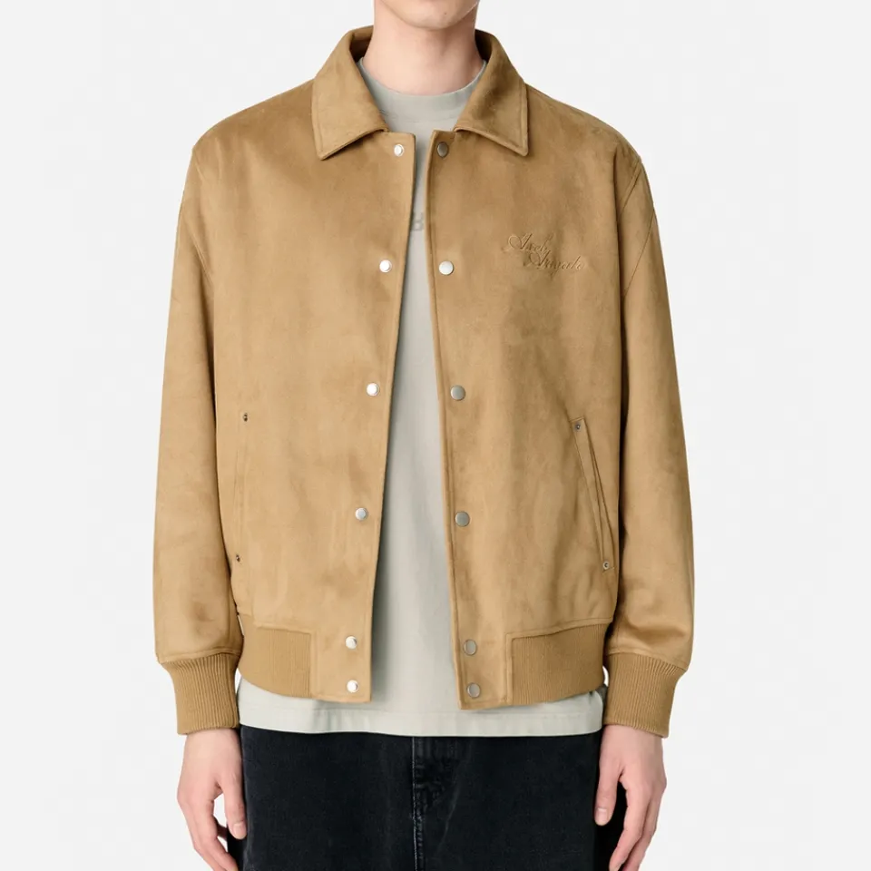 Jackets|Coats|Dr. Martens Axel Arigato Archetype Faux Suede Varsity Jacket - S