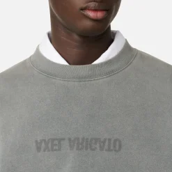 Sweatshirts|Axel Arigato Distort Washed Cotton-Jersey Sweatshirt - S