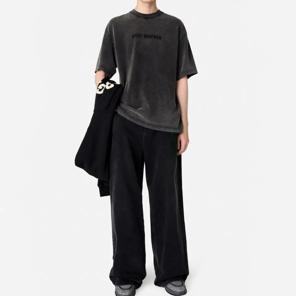 T-Shirts|T-Shirts|Axel Arigato Distort Washed Cotton-Jersey T-Shirt - S