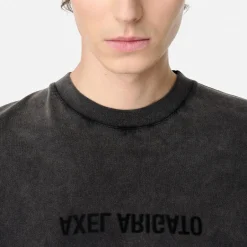 T-Shirts|T-Shirts|Axel Arigato Distort Washed Cotton-Jersey T-Shirt - S