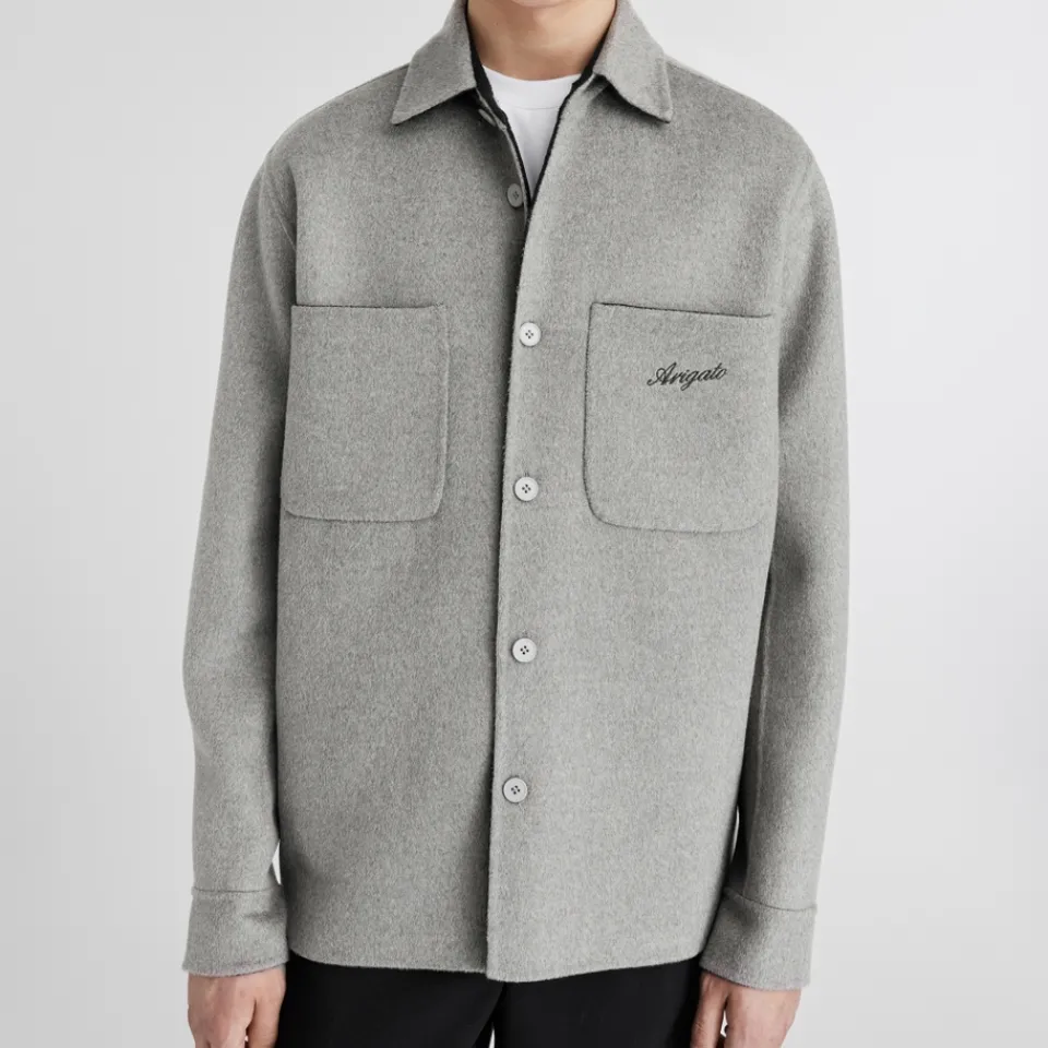 Shirts|Shirts|Axel Arigato Index Wool-Blend Overshirt - S