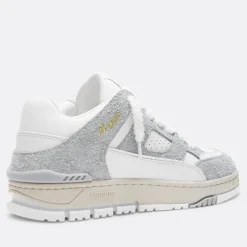 Trainers|Maison Kitsuné Axel Arigato Men's Area Lo Fluffy Leather Basket Trainers - UK 8