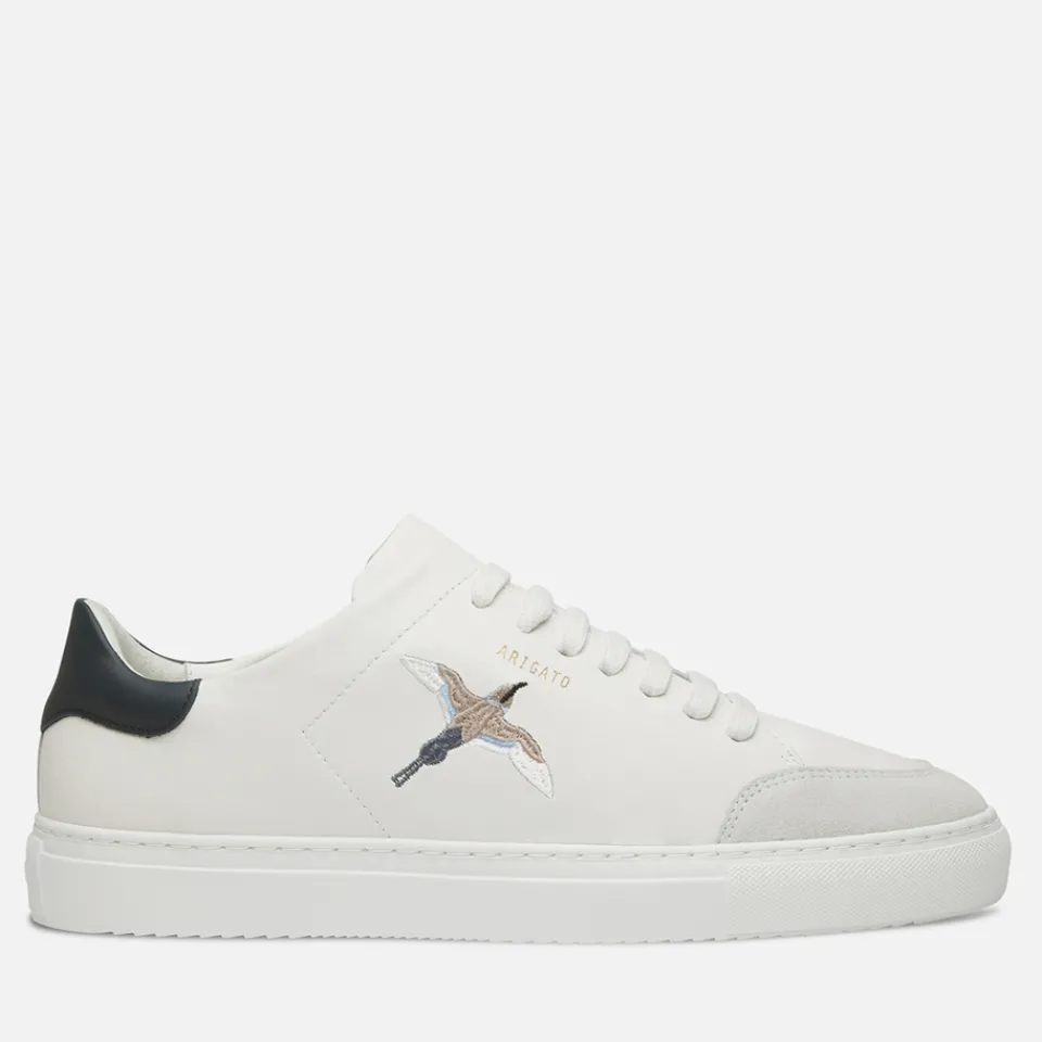 Trainers|Axel Arigato Men's Clean 90 Bee Bird Leather Cupsole Trainers - UK 10