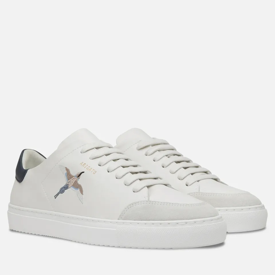 Trainers|Axel Arigato Men's Clean 90 Bee Bird Leather Cupsole Trainers - UK 10