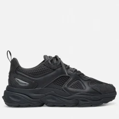 Trainers|Axel Arigato Men's Satellite Leather & Mesh Runner Trainers - UK 7
