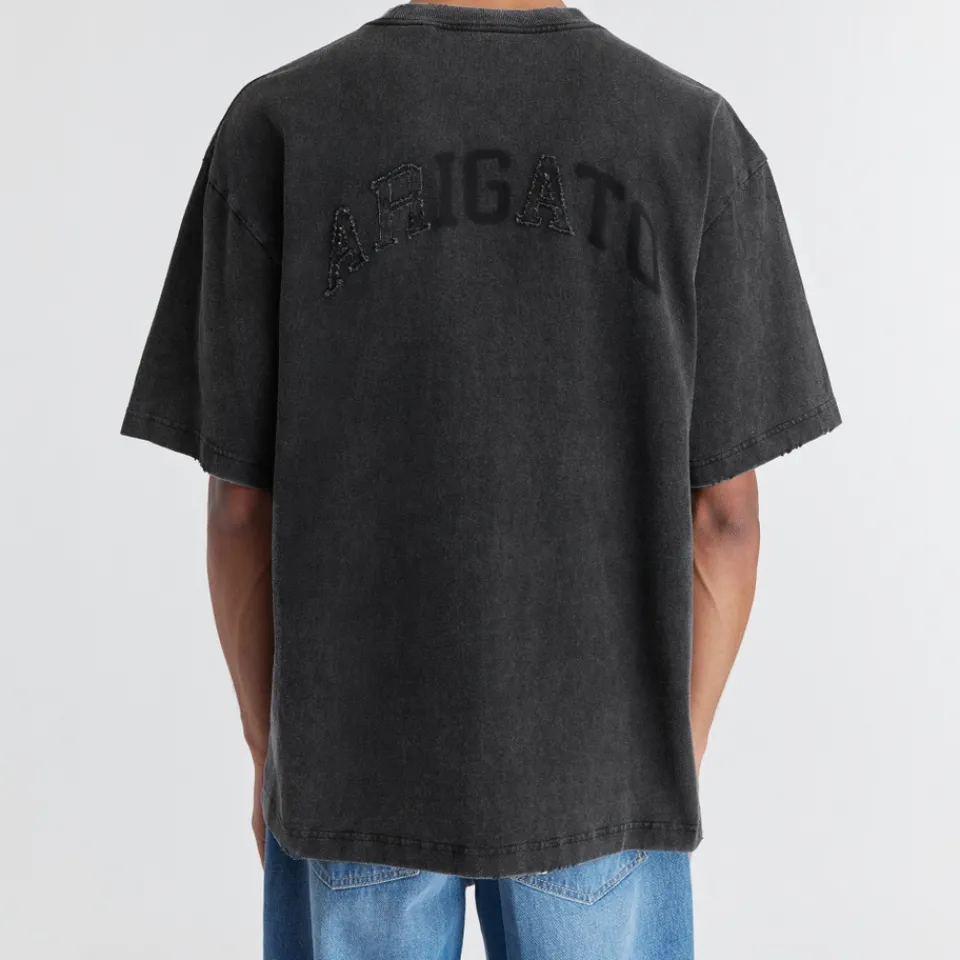 T-Shirts|T-Shirts|Axel Arigato Optic Distressed Cotton-Jersey T-Shirt - S
