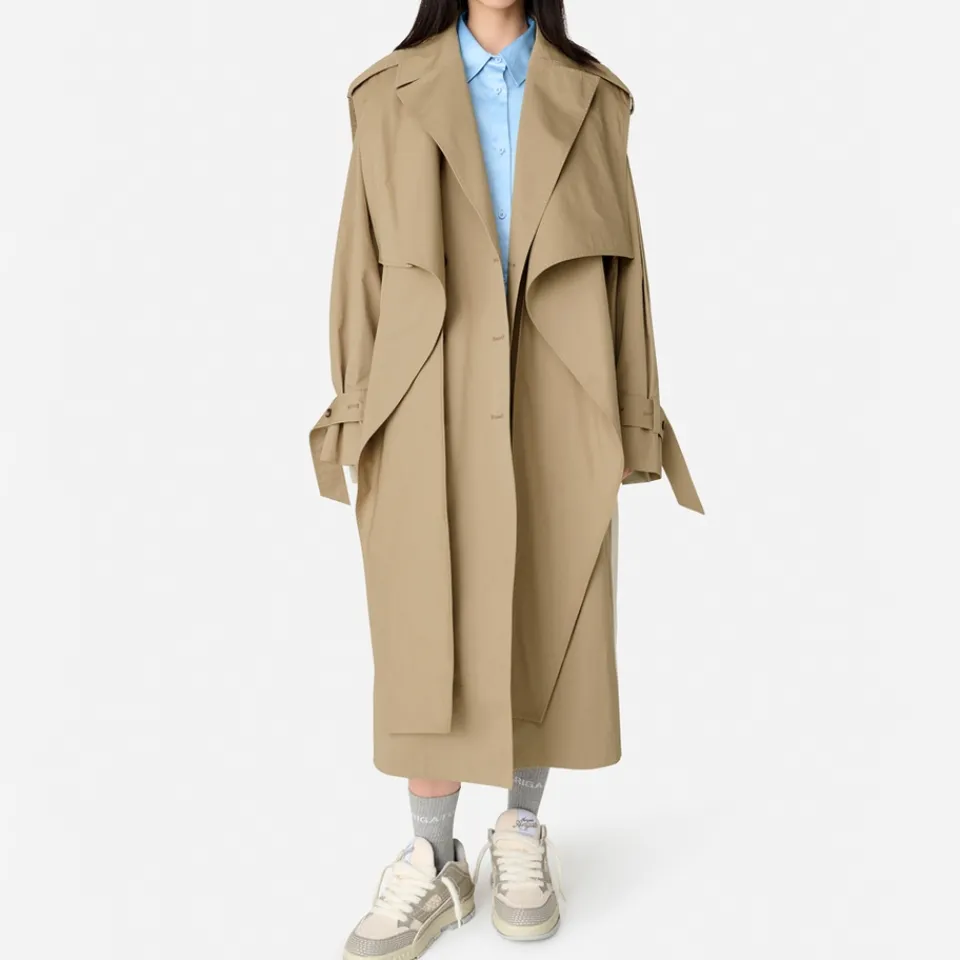 Jackets|Coats|Dr. Martens Axel Arigato Split Cotton-Gabardine Trench Coat - XS