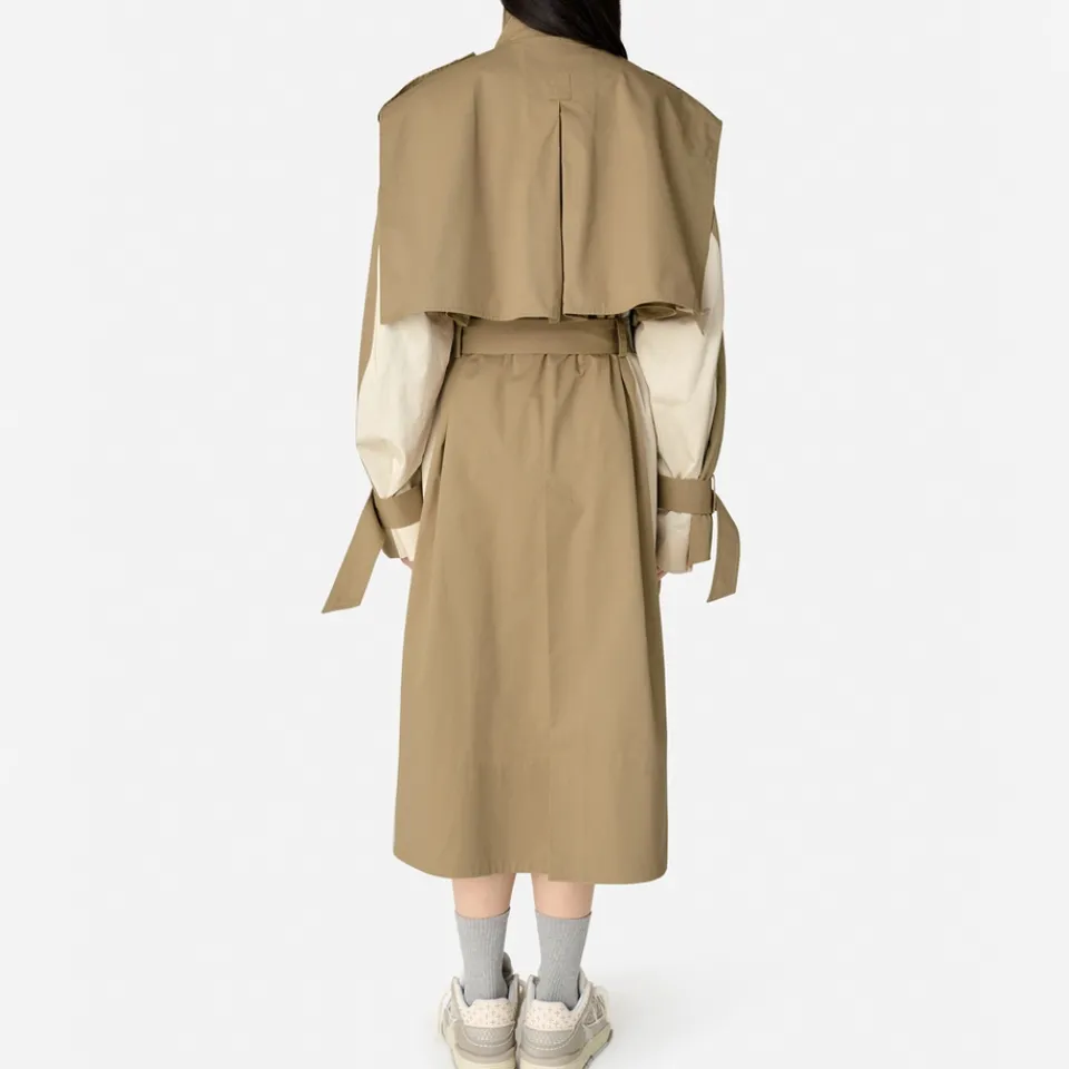 Jackets|Coats|Dr. Martens Axel Arigato Split Cotton-Gabardine Trench Coat - XS