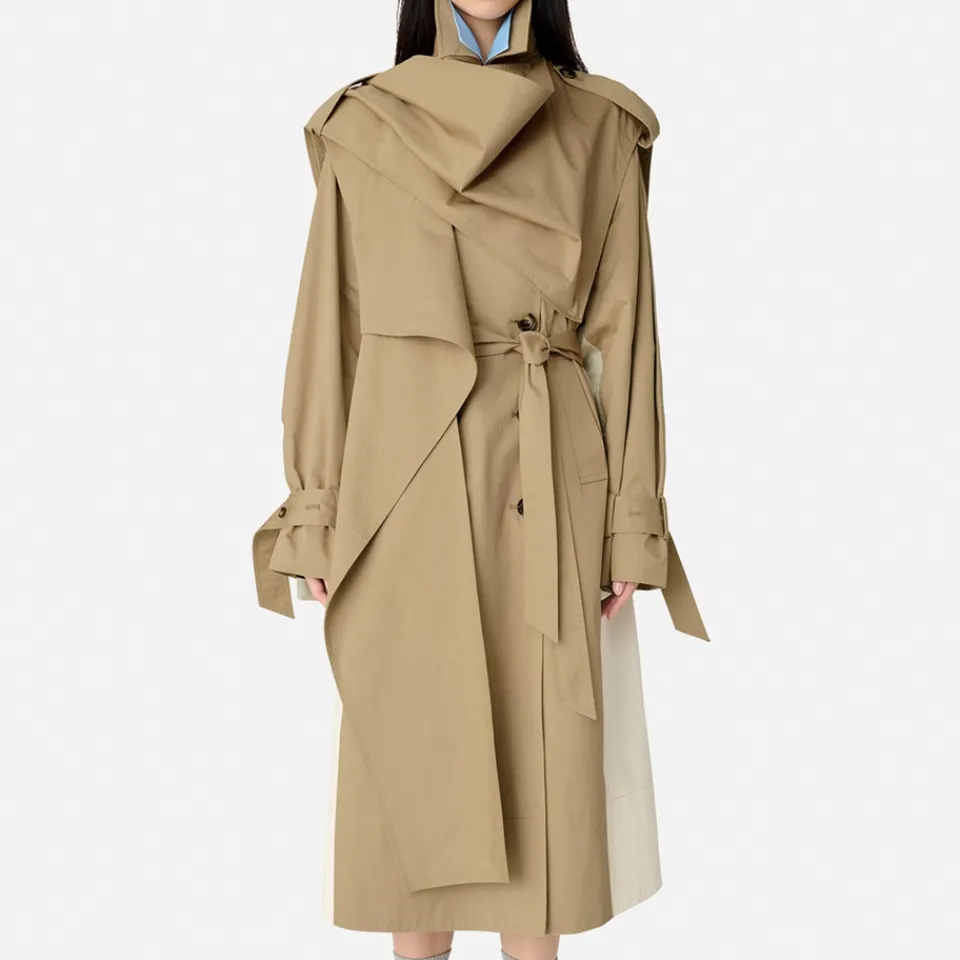 Jackets|Coats|Dr. Martens Axel Arigato Split Cotton-Gabardine Trench Coat - XS