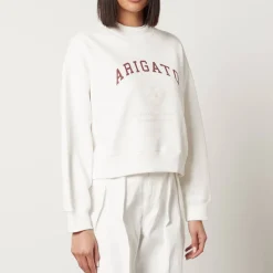 Loungewear|Sweatshirts|Anine Bing Axel Arigato University Cotton-Jersey Sweatshirt - XS