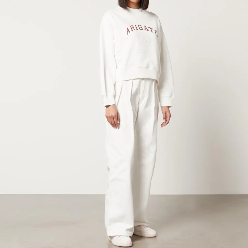 Loungewear|Sweatshirts|Anine Bing Axel Arigato University Cotton-Jersey Sweatshirt - XS