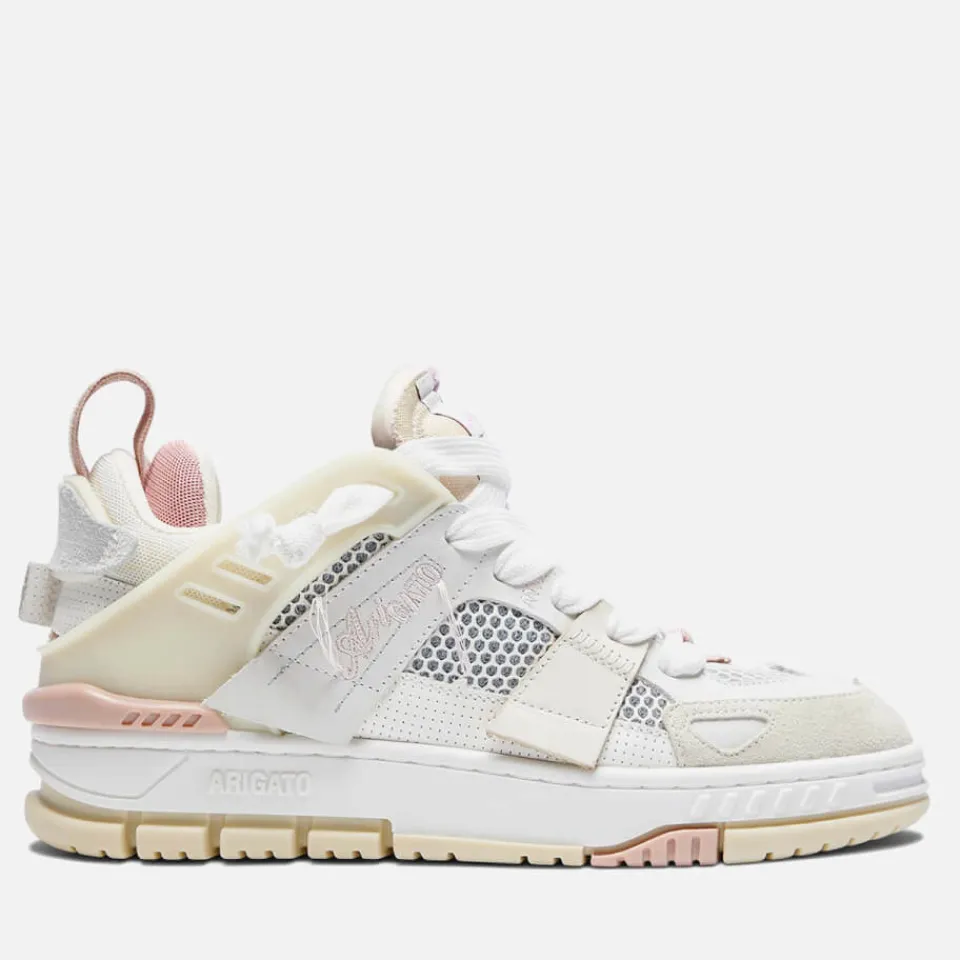 Trainers|Dr. Martens Axel Arigato Womens Area Patchwork Leather and Mesh Trainers - UK 3.5