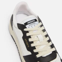 Trainers|Dr. Martens Axel Arigato Women's Dice Lo Leather Trainers - White/Black - UK 3.5