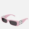 Sunglasses|Sunglasses|Dr. Martens Balenciaga Dynasty Acetate Rectangle-Frame Sunglasses