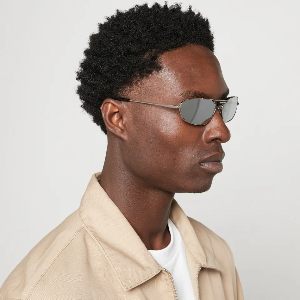 Sunglasses|Sunglasses|Dr. Martens Balenciaga Mirrored Acetate Cat Eye Sunglasses