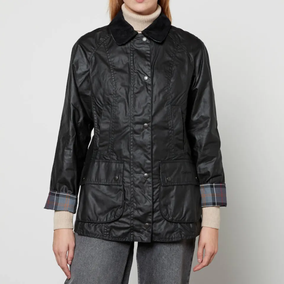 Jackets|Coats|Dr. Martens Barbour Beadnell Cotton Waxed Jacket - UK 8