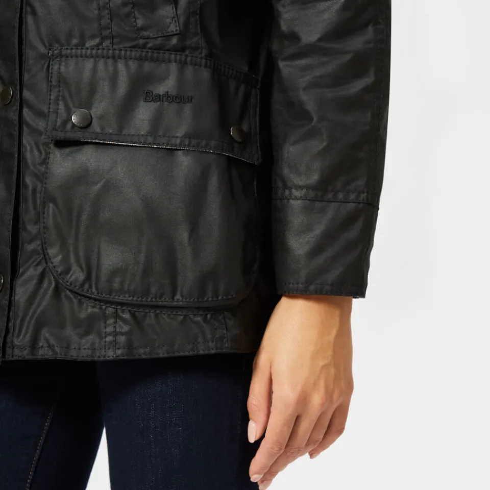 Jackets|Coats|Dr. Martens Barbour Beadnell Cotton Waxed Jacket - UK 8