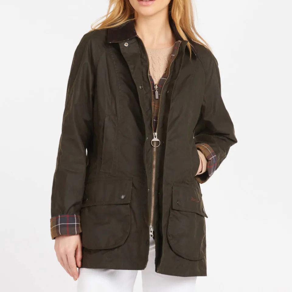 Jackets|Coats|Barbour Beadnell Waxed Cotton Jacket - UK 16