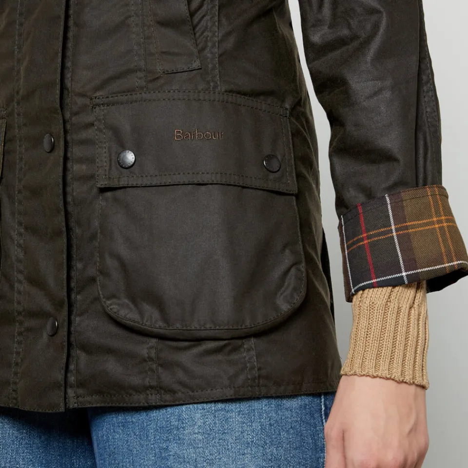 Jackets|Coats|Barbour Beadnell Waxed Cotton Jacket - UK 16