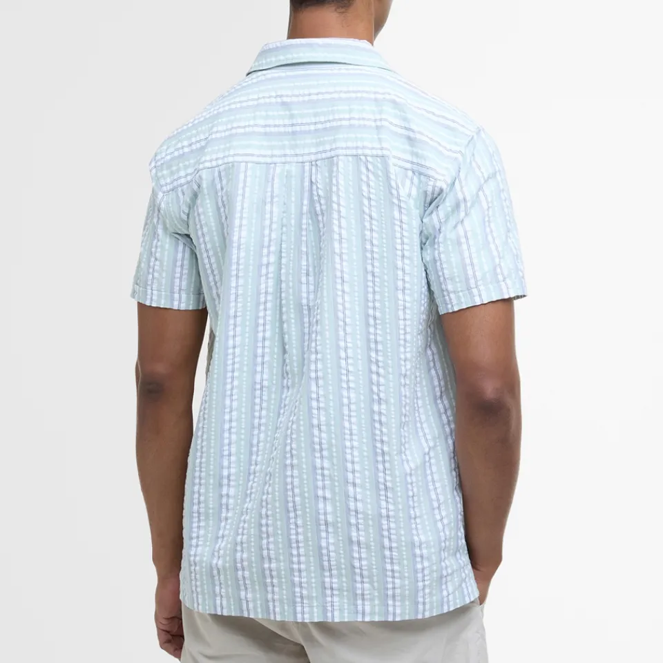 Shirts|Shirts|Dr. Martens Barbour Beechcroft Regular-Fit Striped Cotton-Seersucker Shirt - S