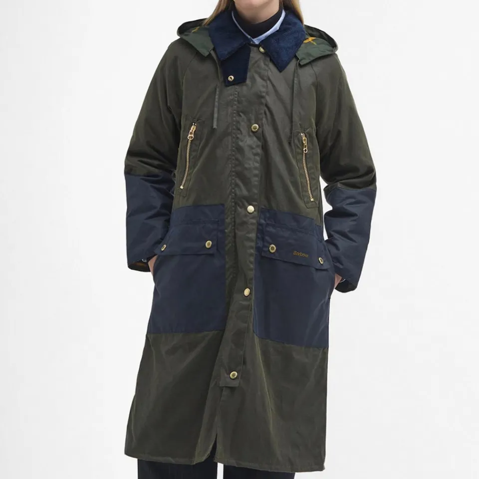 Jackets|Coats|Barbour Carolyn Waxed Cotton Jacket - 10