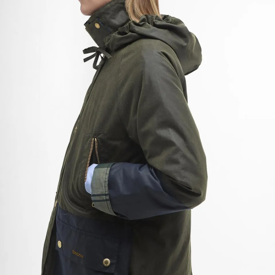 Jackets|Coats|Barbour Carolyn Waxed Cotton Jacket - 10