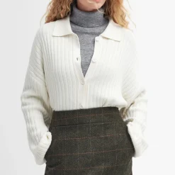 Knitwear|Ganni Barbour Claudette Cotton Knit Cardigan - UK 8