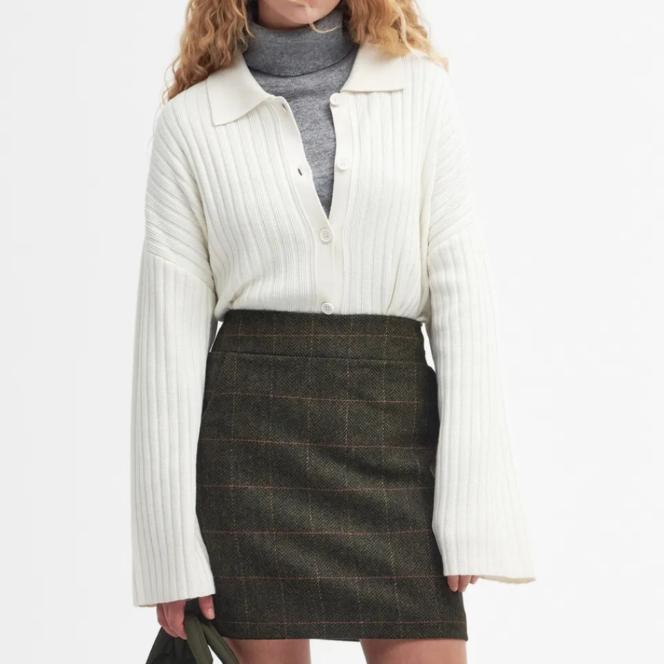 Knitwear|Ganni Barbour Claudette Cotton Knit Cardigan - UK 8