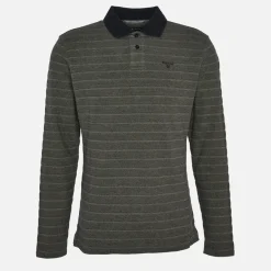 Polo Shirts|Dr. Martens Barbour Cleveland Long-Sleeved Cotton-Piqué Polo Shirt - S