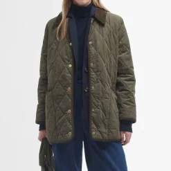 Jackets|Coats|Barbour Cornelia Quilted Cotton-Corduroy Jacket - 16