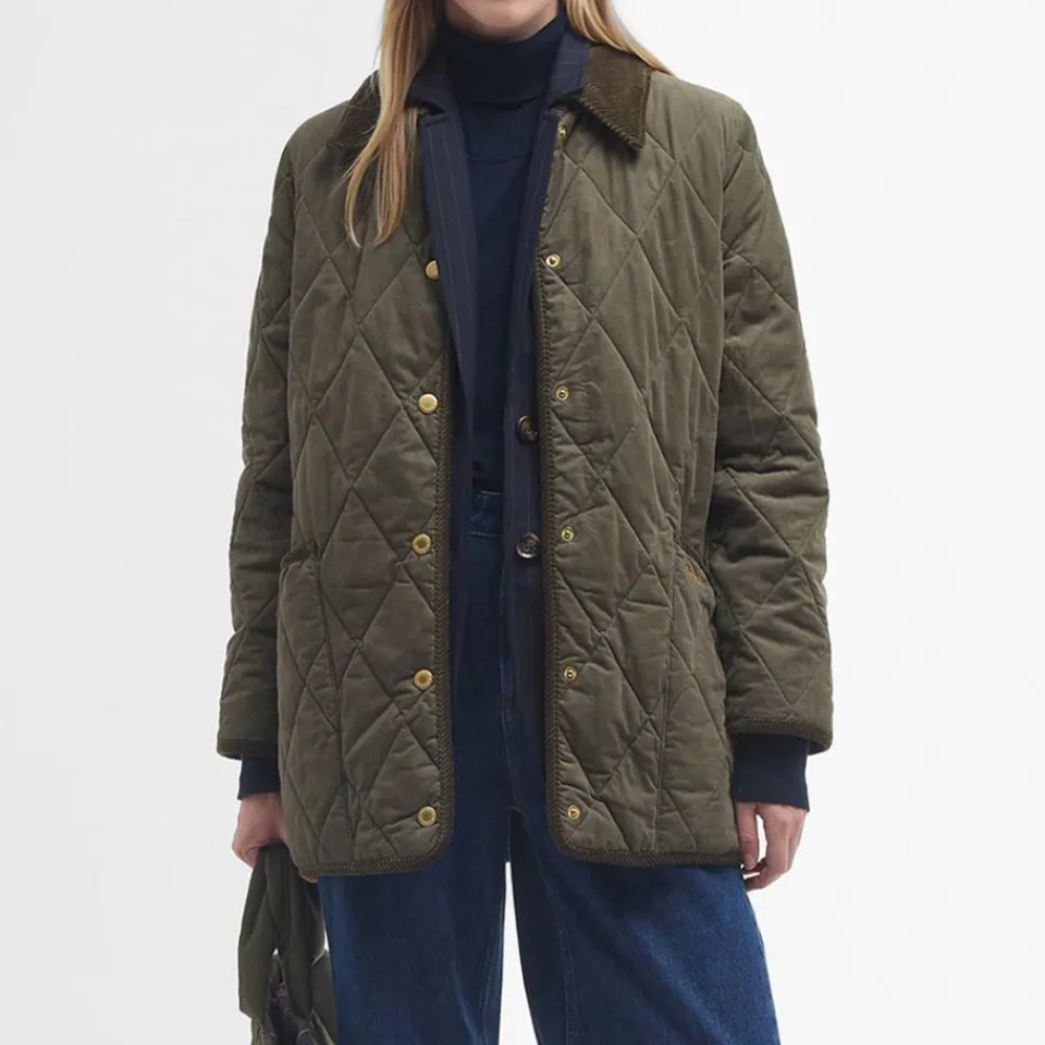 Jackets|Coats|Barbour Cornelia Quilted Cotton-Corduroy Jacket - 16