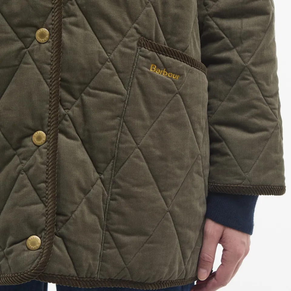 Jackets|Coats|Barbour Cornelia Quilted Cotton-Corduroy Jacket - 16