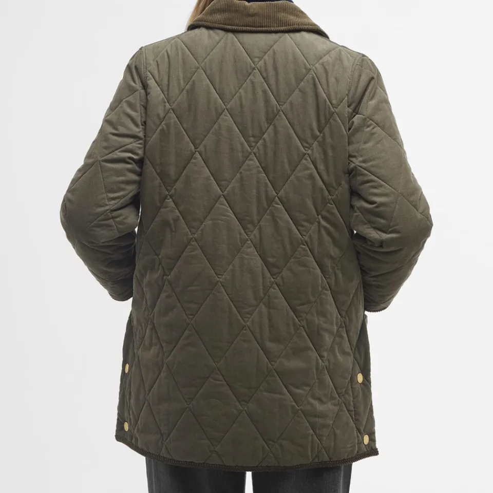 Jackets|Coats|Barbour Cornelia Quilted Cotton-Corduroy Jacket - 16