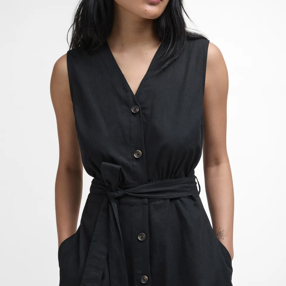 Dresses|Dresses|Gucci Barbour Elsie Cotton And Linen-Blend Midi Dress - UK 16