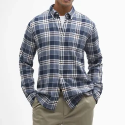 Shirts|Shirts|Polo Ralph Lauren Barbour Fallbay Tailored Fit Checked Brushed Cotton Shirt - L