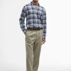 Shirts|Shirts|Polo Ralph Lauren Barbour Fallbay Tailored Fit Checked Brushed Cotton Shirt - L