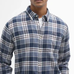 Shirts|Shirts|Polo Ralph Lauren Barbour Fallbay Tailored Fit Checked Brushed Cotton Shirt - L