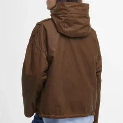 Jackets|Coats|Good American Barbour Inez Waxed Cotton Jacket - 10