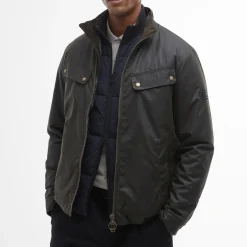 Jackets|Coats|Stine Goya Barbour International Ashbeck Waxed Cotton Jacket - XL