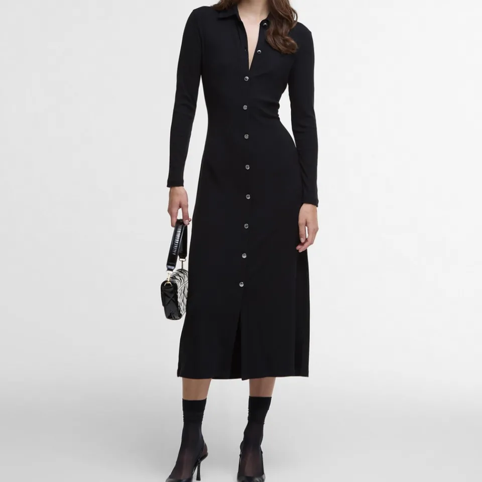 Dresses|Dresses|PS Paul Smith Barbour International Della Ribbed-Jersey Maxi Dress - UK 8
