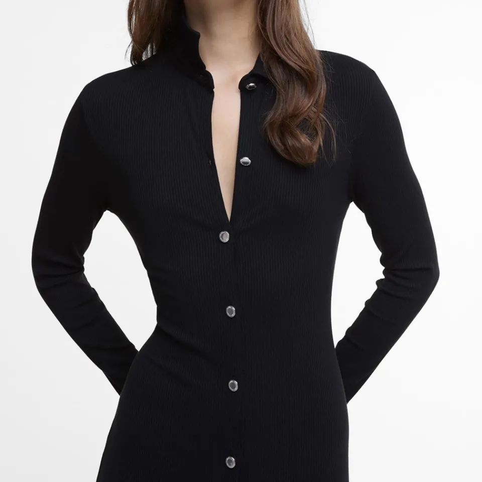 Dresses|Dresses|PS Paul Smith Barbour International Della Ribbed-Jersey Maxi Dress - UK 8