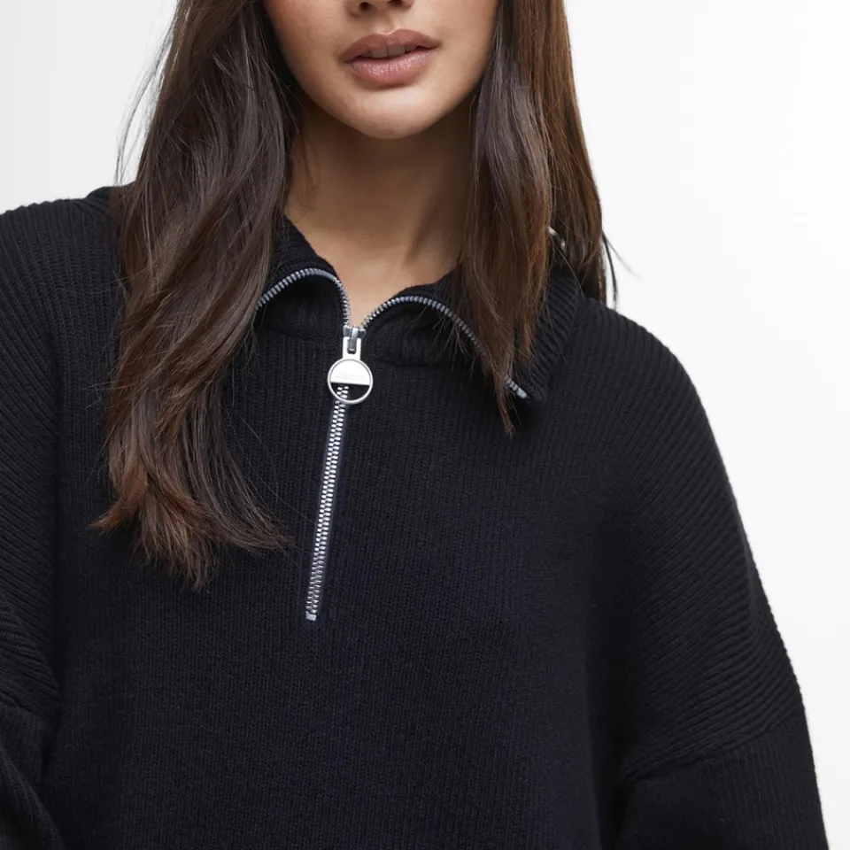 Loungewear|Knitwear|Rotate Sunday Barbour International Franchesca Cotton-Blend Knitted Jumper - UK 8