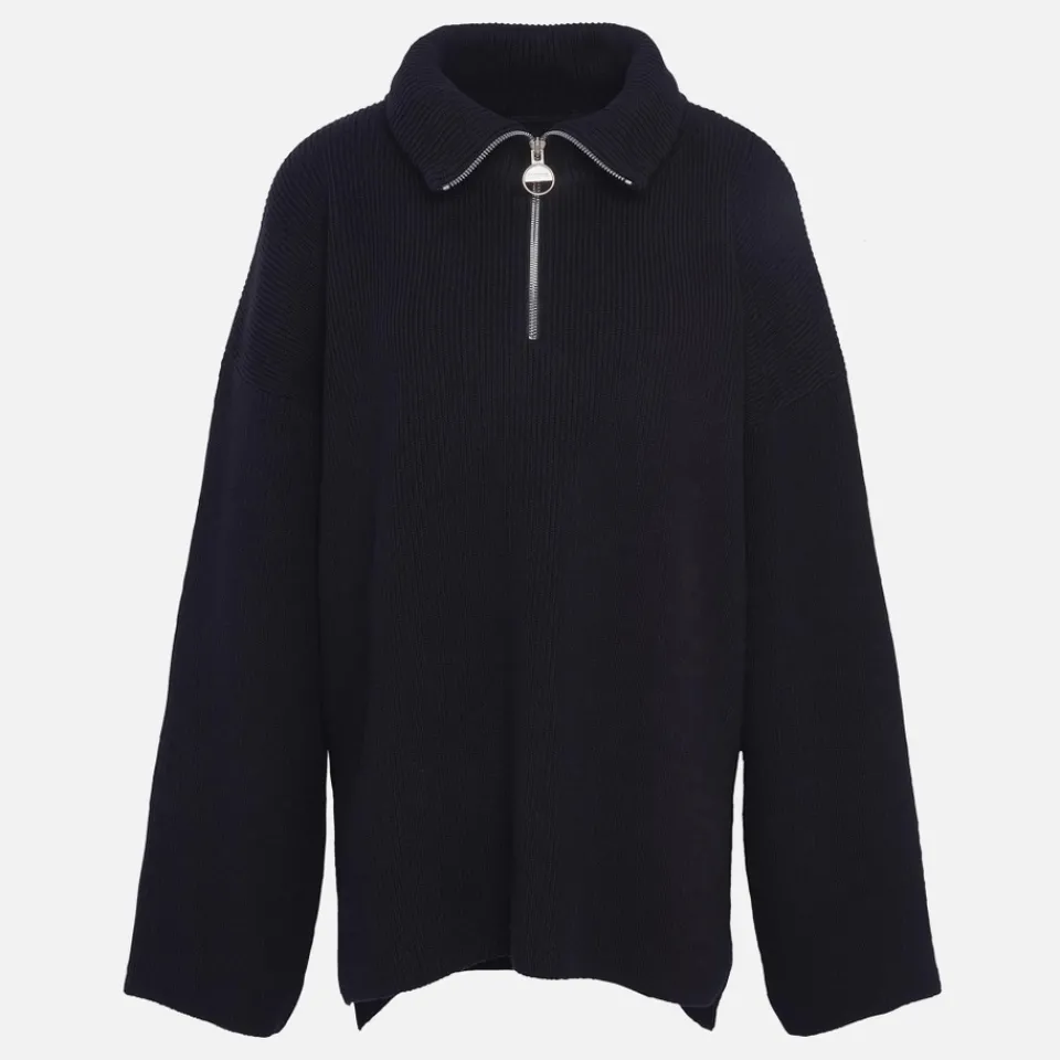 Loungewear|Knitwear|Rotate Sunday Barbour International Franchesca Cotton-Blend Knitted Jumper - UK 8