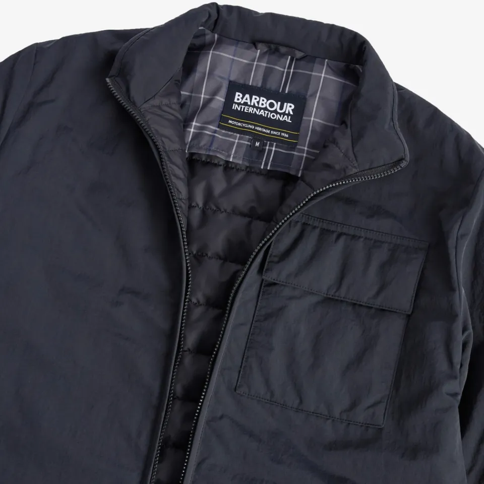 Jackets|Coats|Barbour International Glenton Quilted Shell Jacket - L