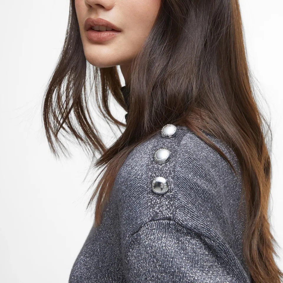 Loungewear|Knitwear|Dr. Martens Barbour International Jade Cotton-Blend Knitted Jumper - UK 8